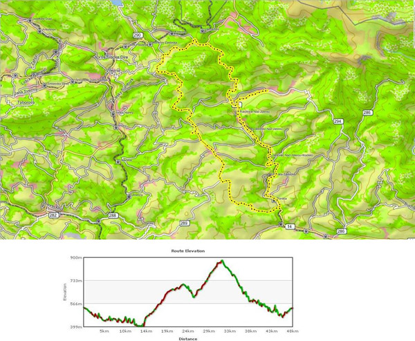 fietsroute kaart